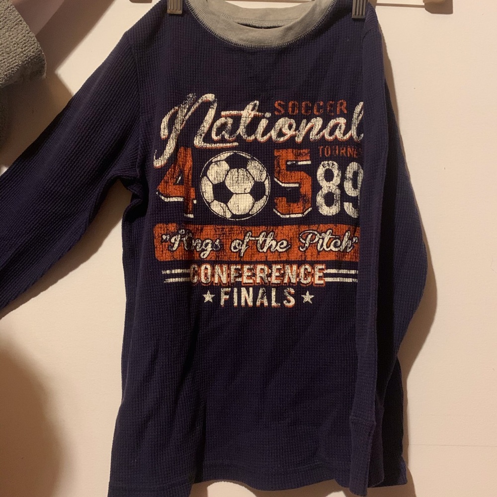 Children’s place boys soccer detailing long sleeve